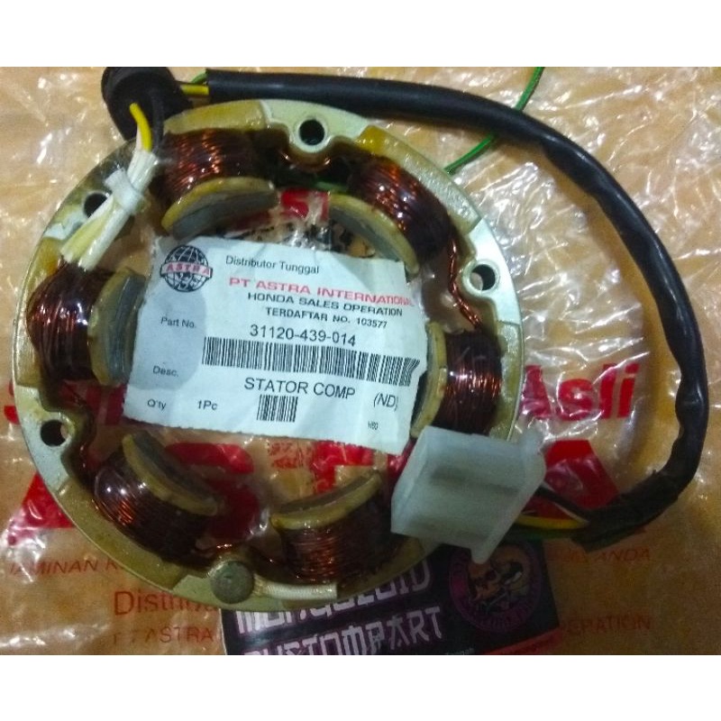 spul spull spol stator spoll assy honda GL100 GL125 GL 100 125 CB100 CB125 CB 100 125 K2 glatik seri