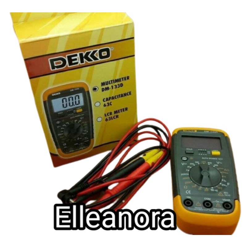 Multimeter Multitester Dekko DM-133D DM 133D DM133D