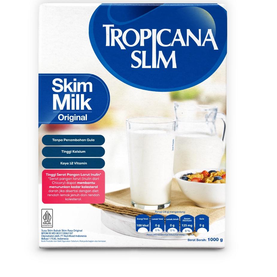 

Trx8e8Ds--Tropicana Slim Susu Skim Plain 1000gr - Bantu Turunkan Kolesterol