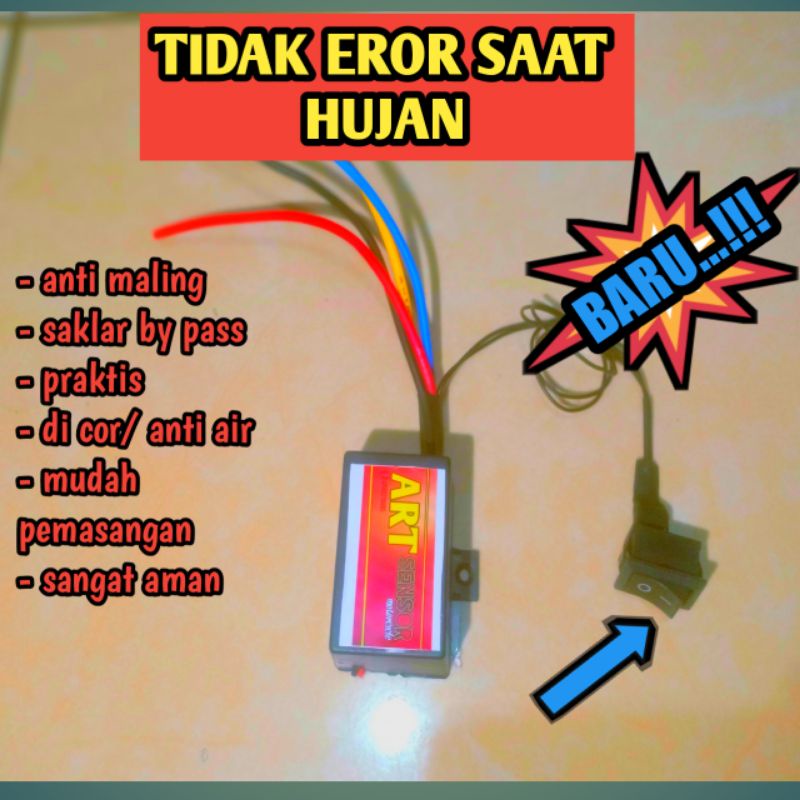 Jual sensor sentuh putus kontak sangat gampang pemasangan | Shopee ...