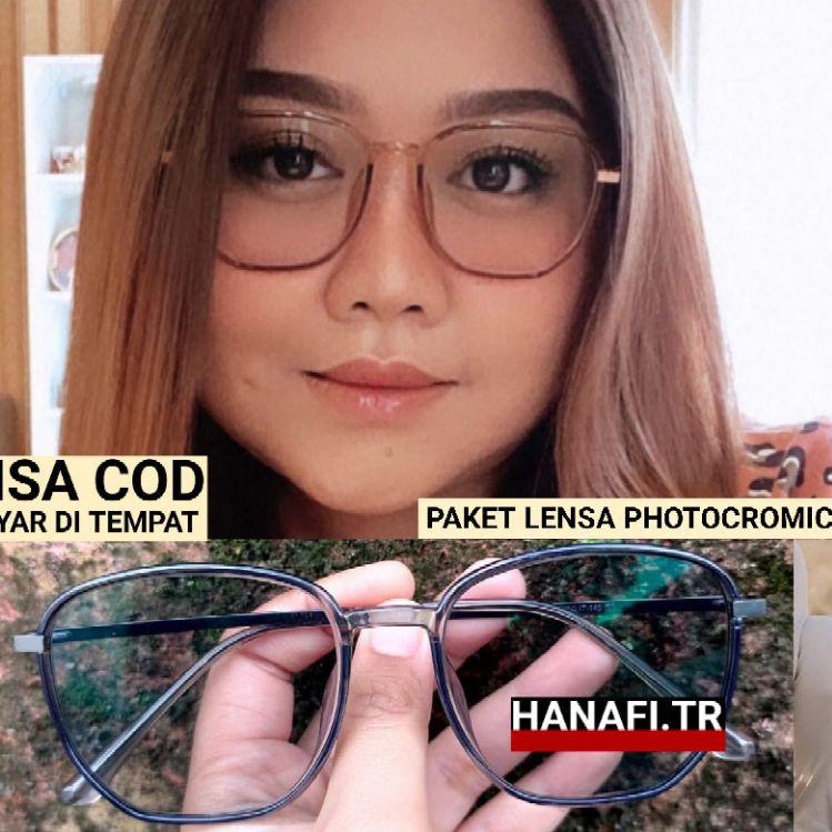 Siap Kirim KACAMATA MURAH kacawanitaphotocromic 98008 GRATIS LENSA PHOTOCROMIC minus/cylinder kacama