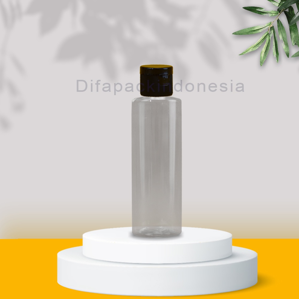 Botol Rf 60Ml Fliptop Hitam Natural