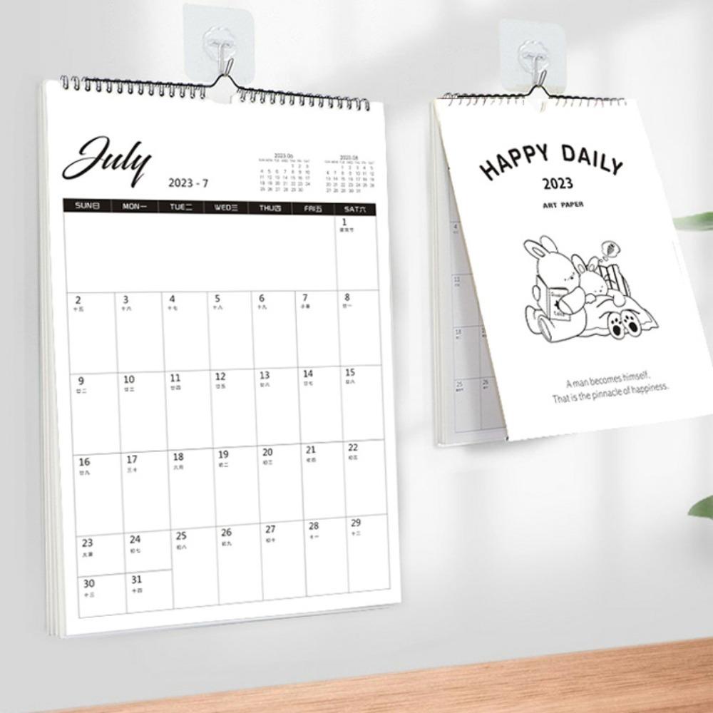 R-FLOWER Kalender Dinding Simple Abon Agenda Organizer Kalender Rumah Tangga