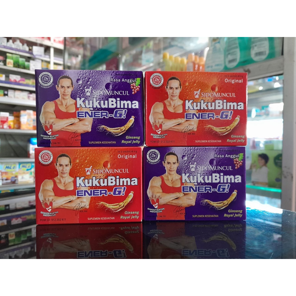 KUKU BIMA ENER - G SIDOMUNCUL kuku bima 1 BOX ISI 6 SACHET