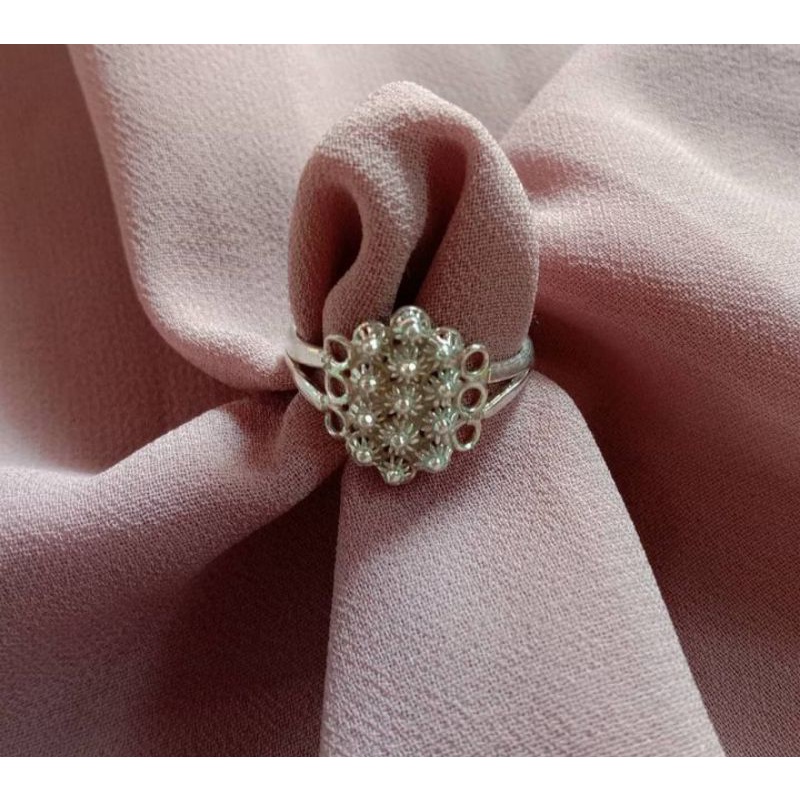 cincin perak murni asli