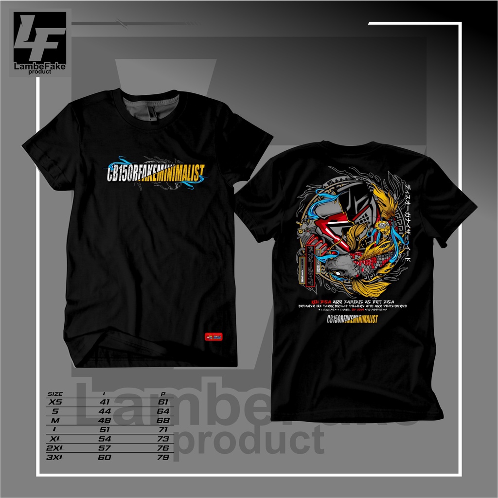 JERSEY, HODIE Dan kaos CB150R FAKE MINIMALIST LIMITED EDITION