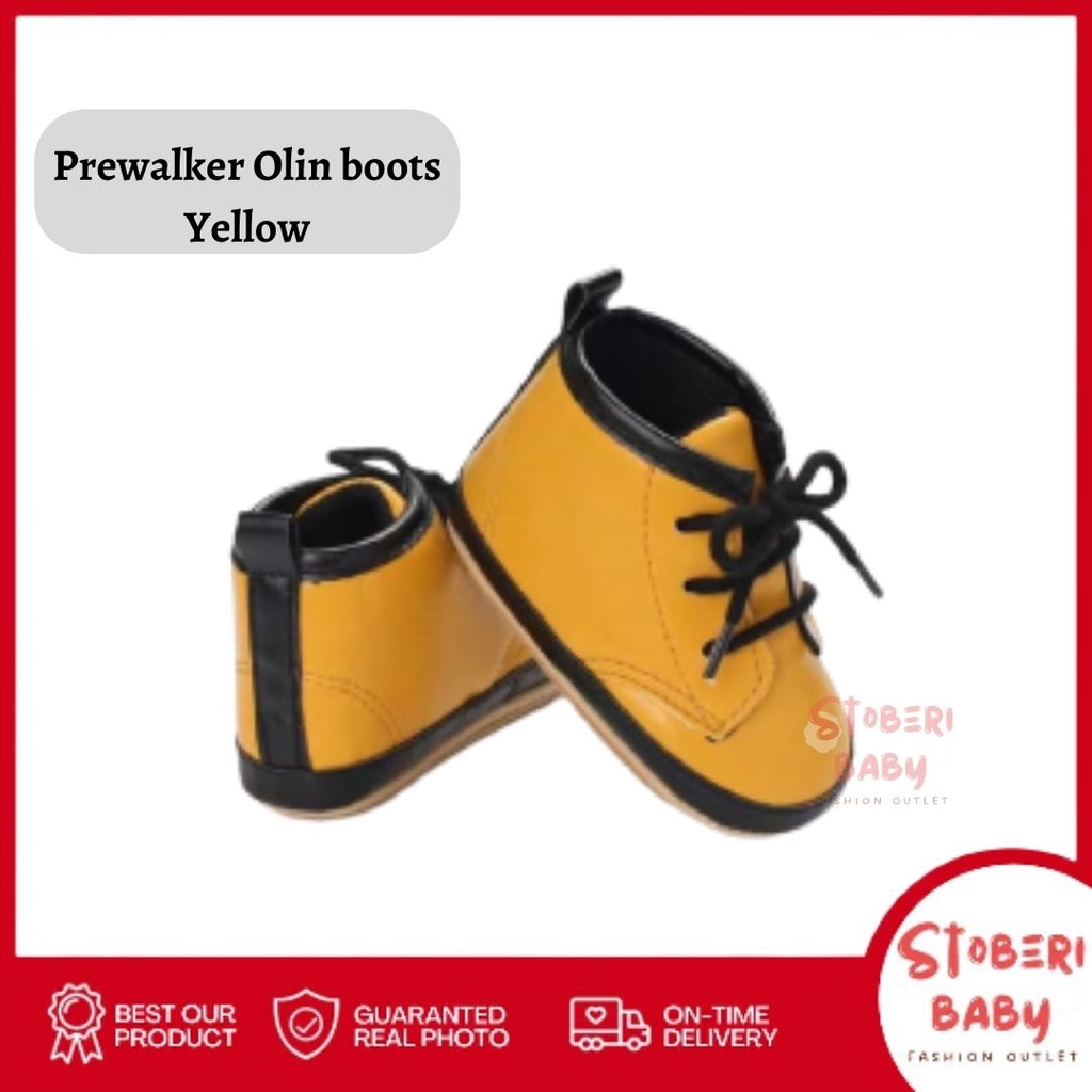 PUNCAK 3.3 stoberi baby - PREWALKER Sepatu Anak Bayi Baby  Shoes Sandal Casual Socks Anti Slip Bahan Import / OLINE BOOTS