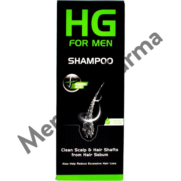 HG For Men Shampoo 180 ML - Perawatan Kulit Kepala, Menutrisi dan Mencegah Rambut Rontok
