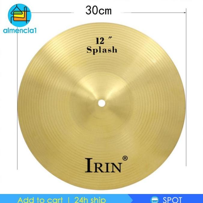 Simbal Drum 12 "Bahan Kuningan Untuk Pelajar