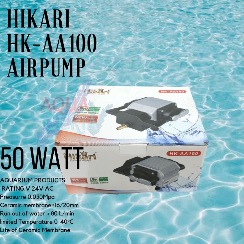 Hikari HK AA100 AA 100 blower aerator pompa udara kolam