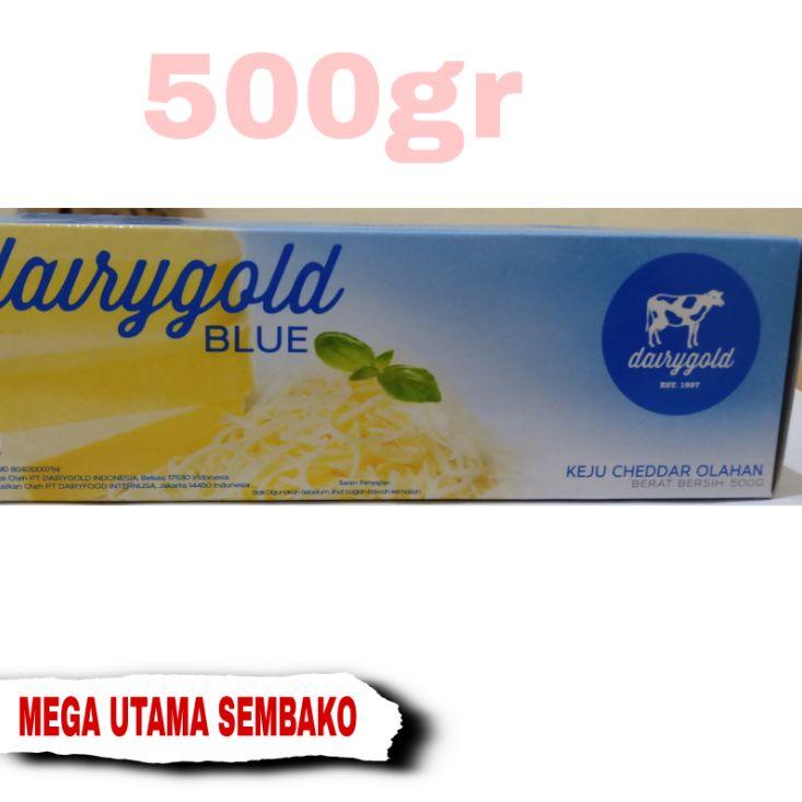 

CODEDd2D7--keju cheddar dairy gold blue cheese 500 gr keju dairy gold
