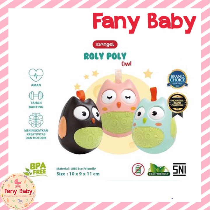 IQANGEL ROLY POLY OWL TOY / IQ0202