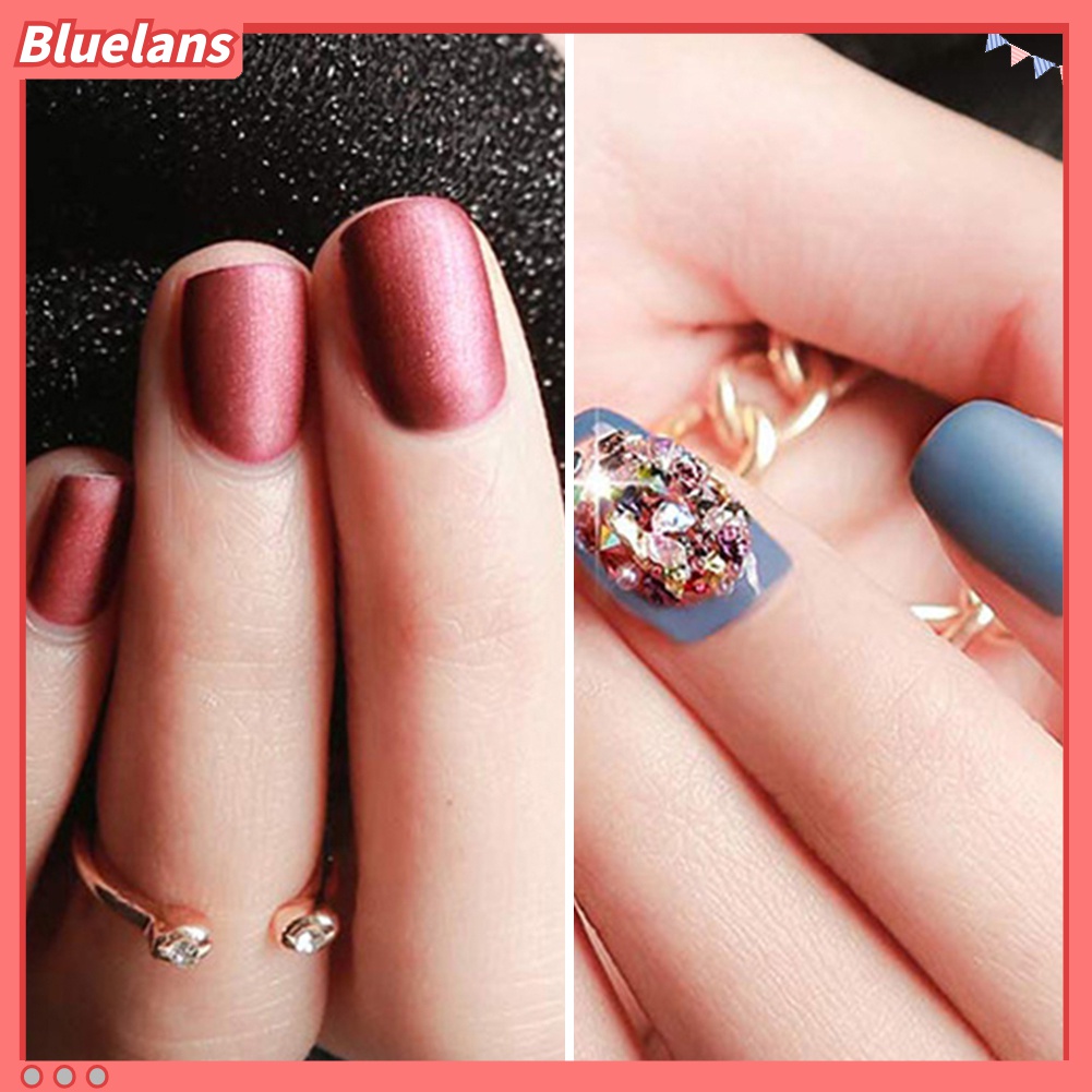 (In Stock) Kacamata Hitam Lensa Warna Warni ♡Set Alat Kikir Kuku DIY Untuk Nail Art