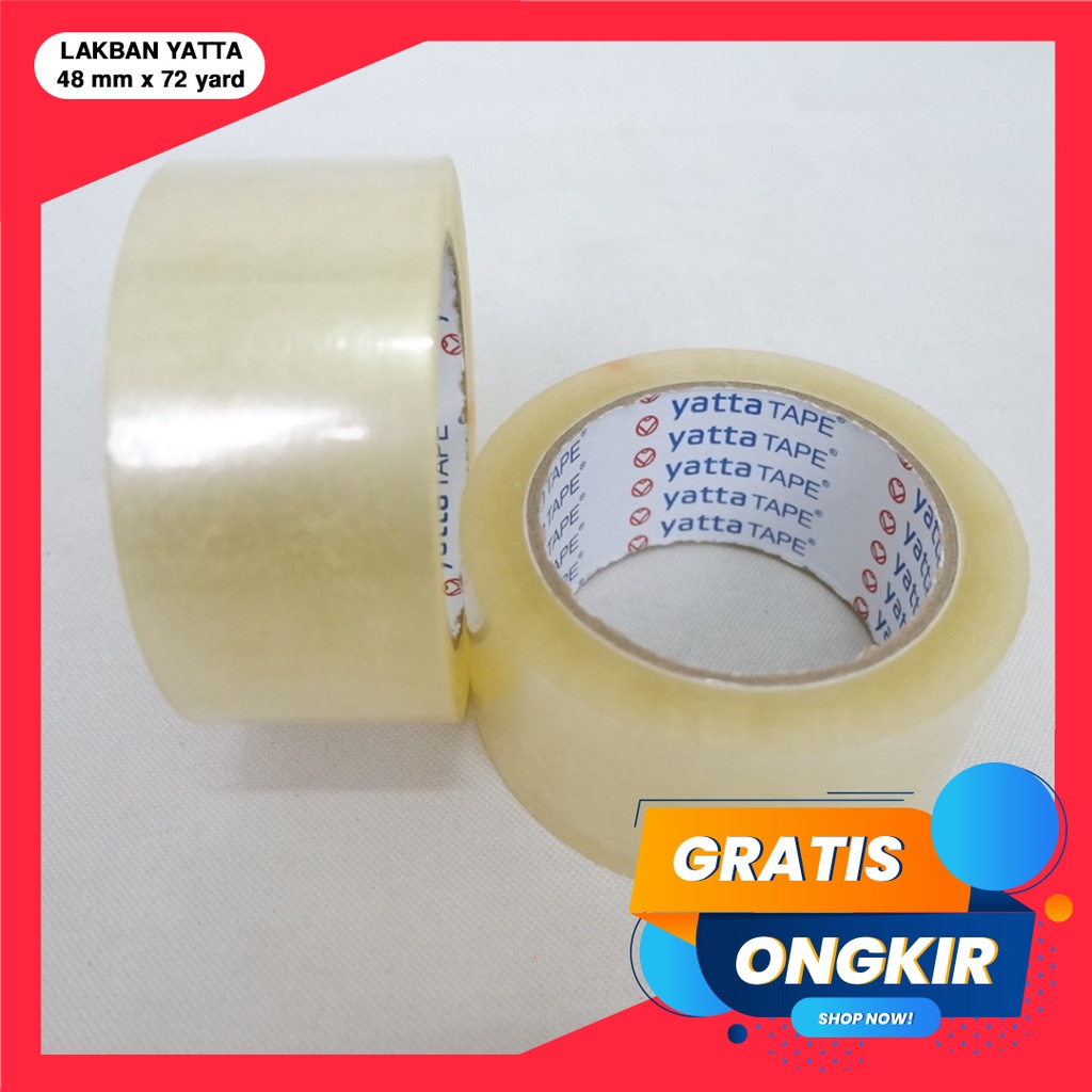 LAKBAN BENING / SOLATIP BENING / ISOLASI BENING / YATTA 48 mm x 72 yard