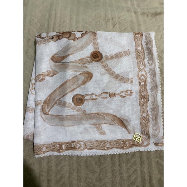 Preloved Buttonscarves The Chain Series Ivory