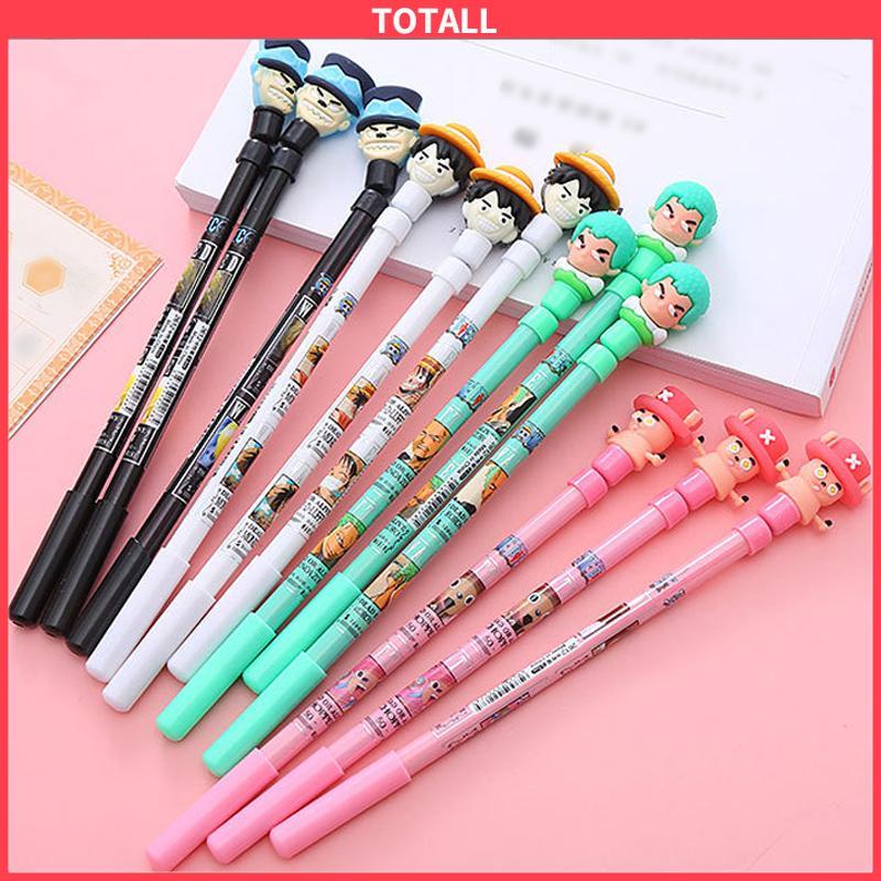 COD Spinning Pen Pulpen Putar Karakter Anti Stress Pena Mainan Anak Spinner Balance One Piece-Totall