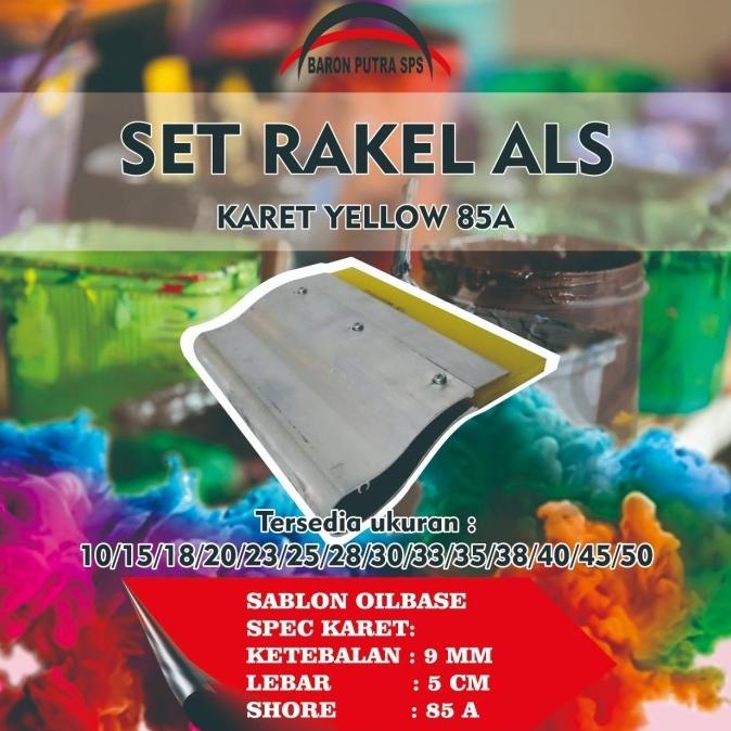 

~^~^~^] SET RAKEL ALS KARET PAPAK YELLOW 85A 18CM