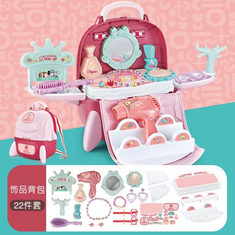 READY STOCK Mainan Tas Ransel Kitchen Set / Backpack Animal Toys