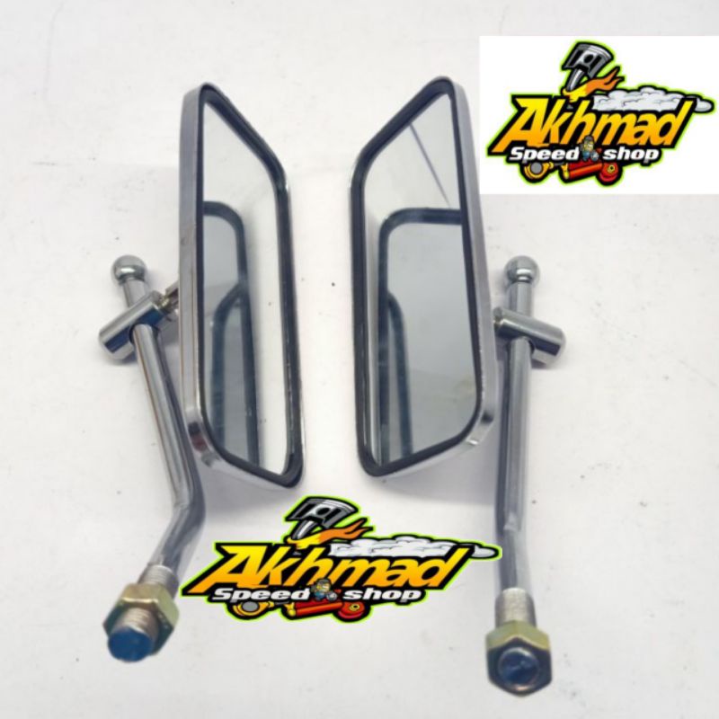 SPION KOTAK FULL BESI  KACA SPION KOTAK KLASIK CB GL CNC FULL BESI UNIVERSAL