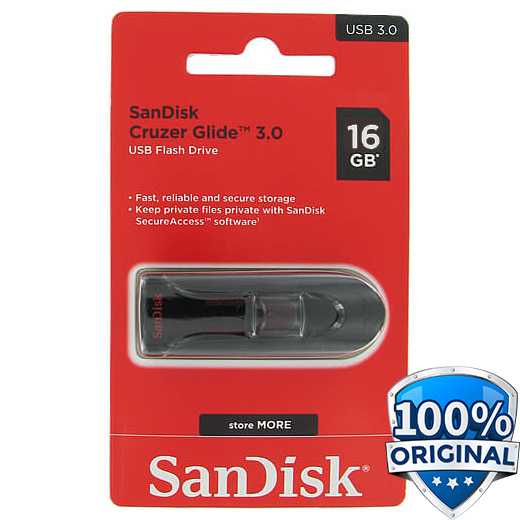 FlashDisk Sandisk 32GB 64GB 128GB 16GB 8GB USB 3.0 Penyimpanan dan Memindah Data File