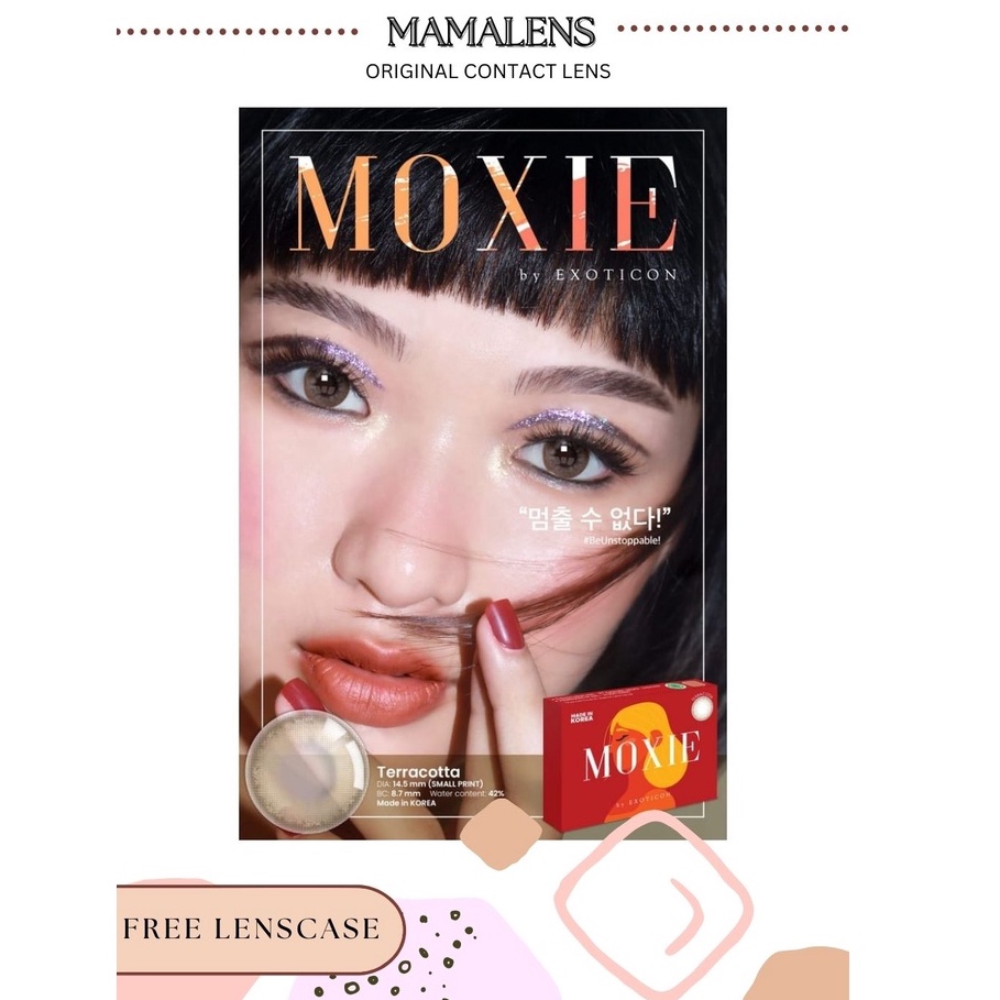 Softlens Moxie New Minus -2.25 sd -4.00 Free Lenscase -MAMALENS