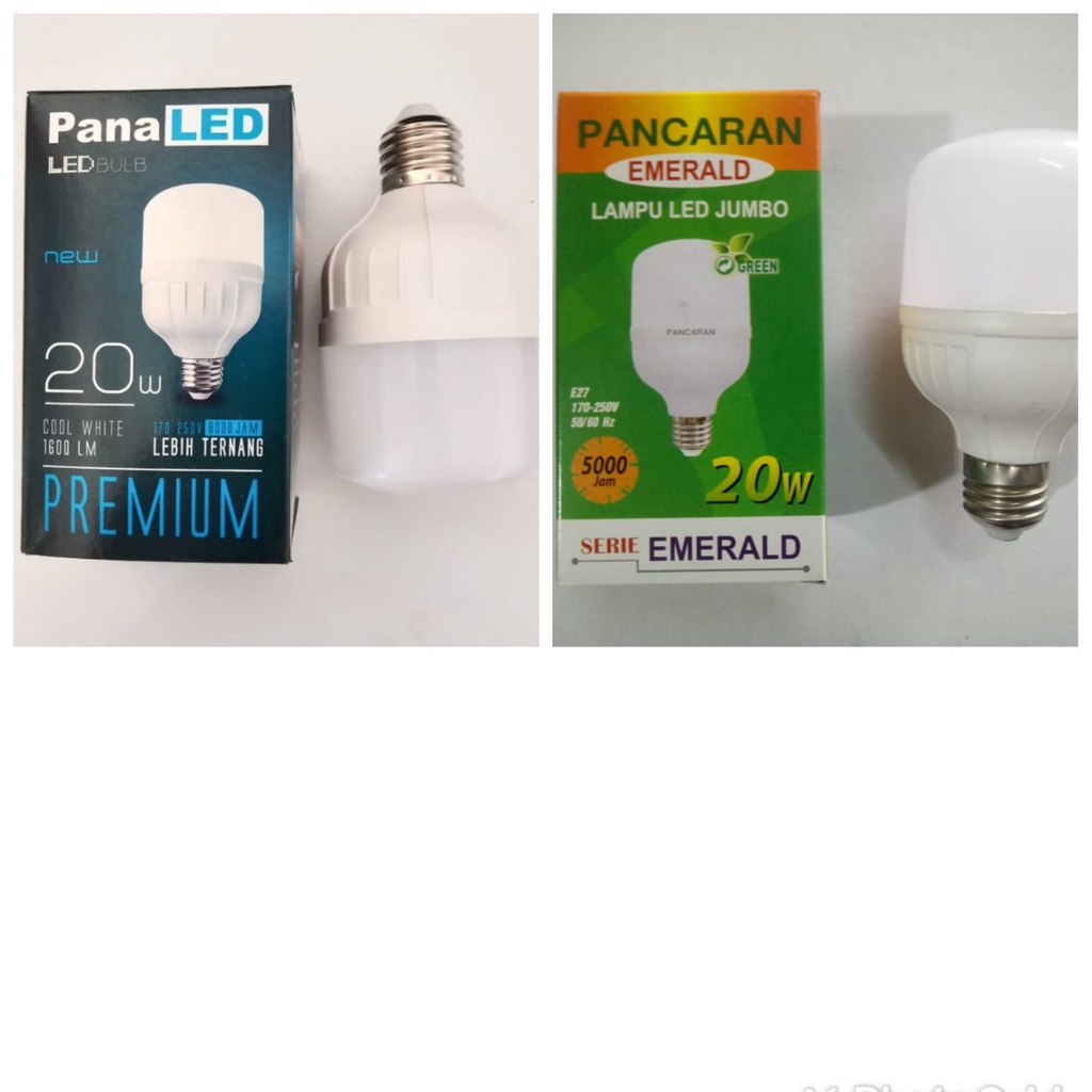 Lampu LED PANALED PANCARAN EMERALD Tabung 5W 10W 15W 20W 30W 40W  Long Lifespan SMD 5 10 15 20 30 40 w watt