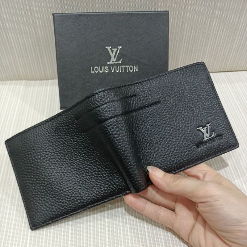 Dompet pria L'V mono/damier kulit asli