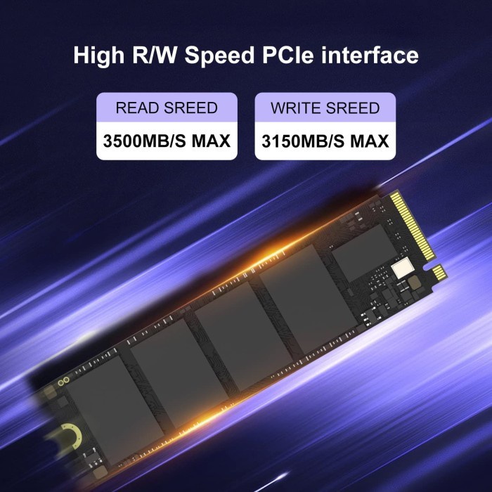 SSD 512GB NVME Hikvision E3000 512GB PCIe Gen 3x4