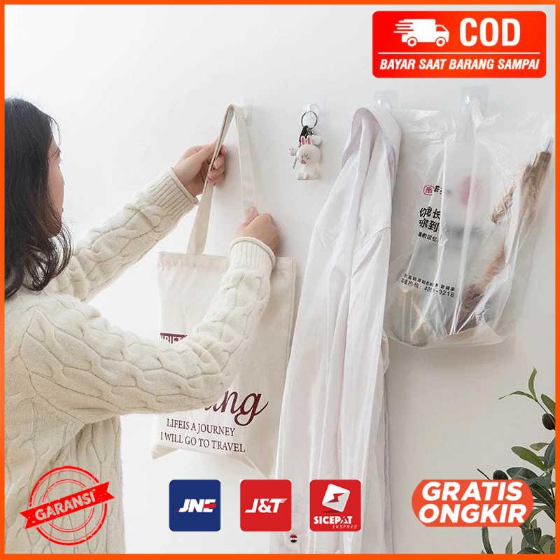 Rak Gantungan Hook Wall Hanger Organizer Adhesive 10PCS TC22