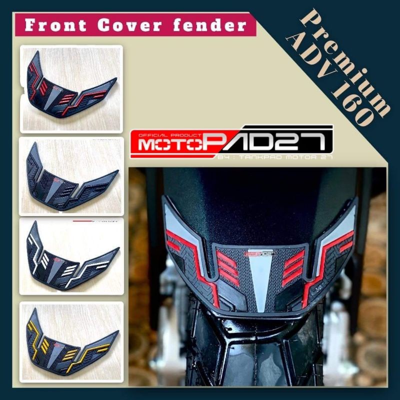 Motopad27 Stiker Karet Rubber Cover Footstep Honda ADV 160 Kualitas Premium