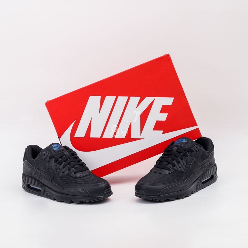 Air Max 90 Black Blue Noir