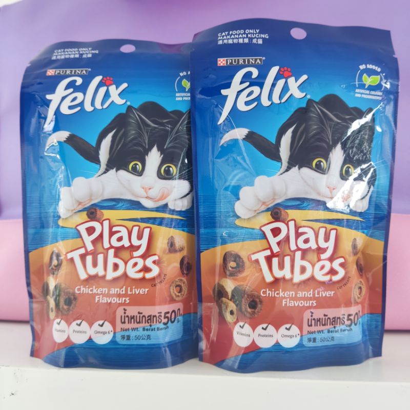 Jual Purina Felix Play Tubes Snack Kucing Cat Snack Treats Shopee