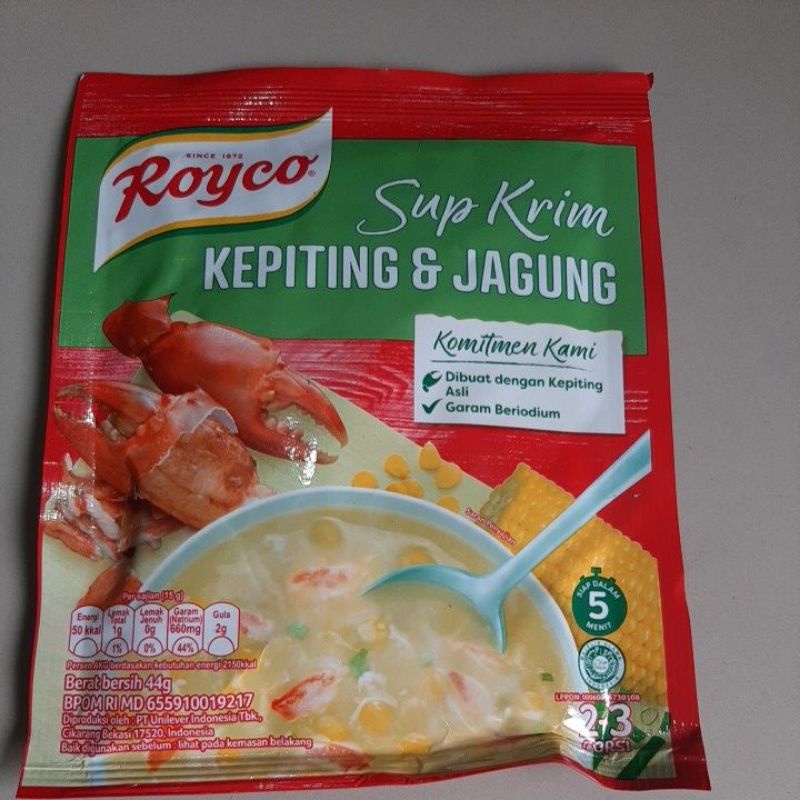 royco sup krim kepiting&amp;jagung