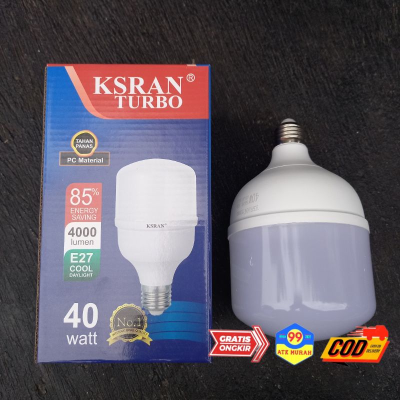 1th Garansi - LAMPU KSRAN Jumbo 40 watt/ lampu bohlam/pijar/lampu outdoor indoor