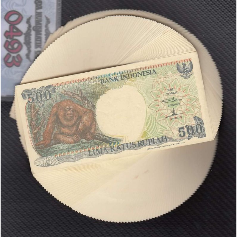 UANG KUNO 500 RUPIAH OTAN / MONYET