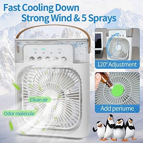 KIPAS PENDINGIN MINI AC PORTABLE AIR COOLER MOBIL DAN RUANGAN | AC Portable Air Cooler AC Mini Super