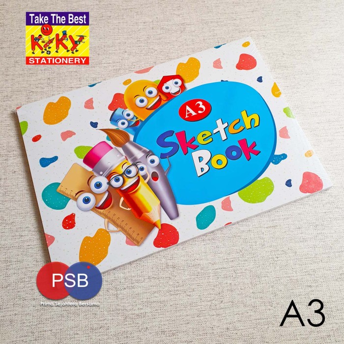 

Berkualitas Kiky Sketchbook A3 / Buku Sketsa A3 Limited