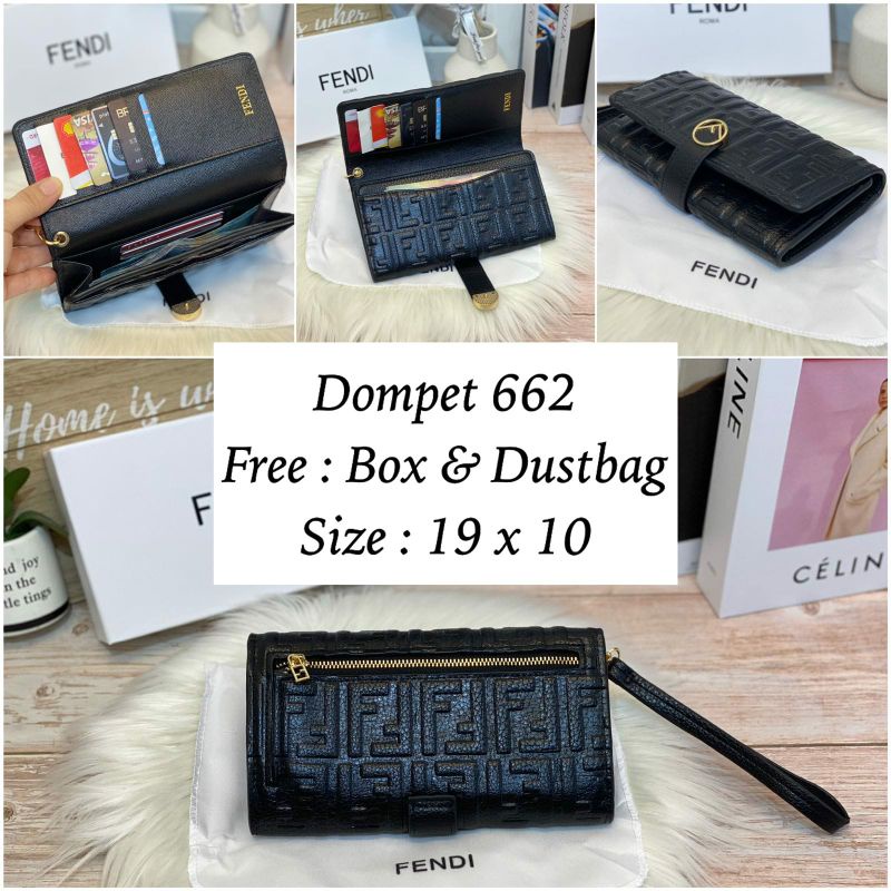 New Dompet Pouch Lidah 662 Brand Free Box Importt Semprem