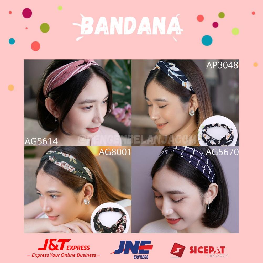 BANDANA KOREA / BANDO BANDANA / BANDO BANDANA KOREA / BANDANA WANITA / BANDANA KAIN