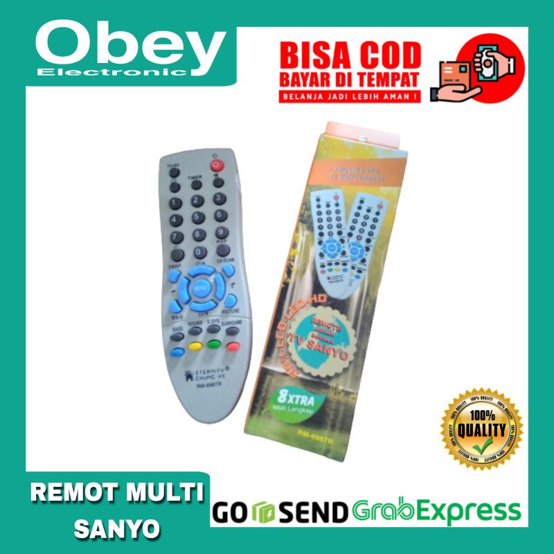 Remot TV Sanyo/ Remot TV tabung Sanyo