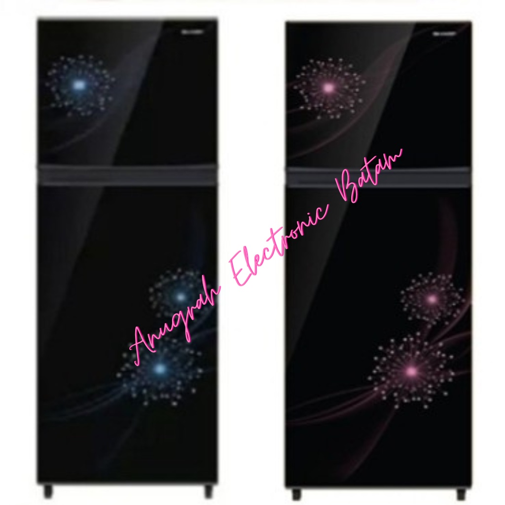 KULKAS SHARP 2 PINTU SJ237MG SJ-237MG SJ 237MG DP DB 205L BATAM