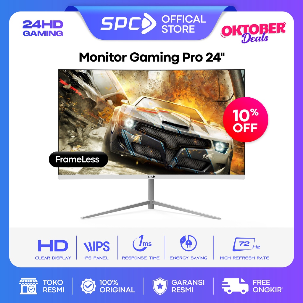 Monitor SPC Gaming LED Full HD 24 inch