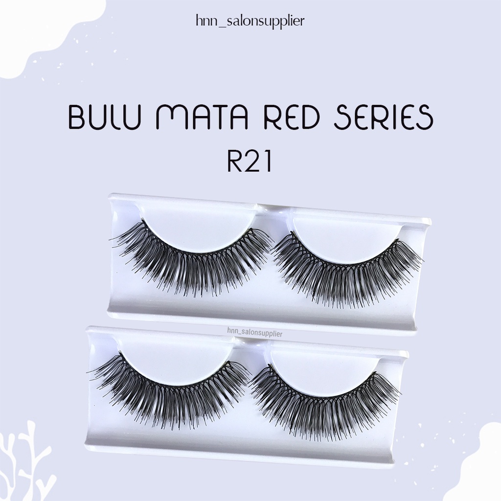 R21 Bulu Mata Palsu Handmade Fake Eyelash Eye Lashes Lash Artifivial Belle Eyelashes