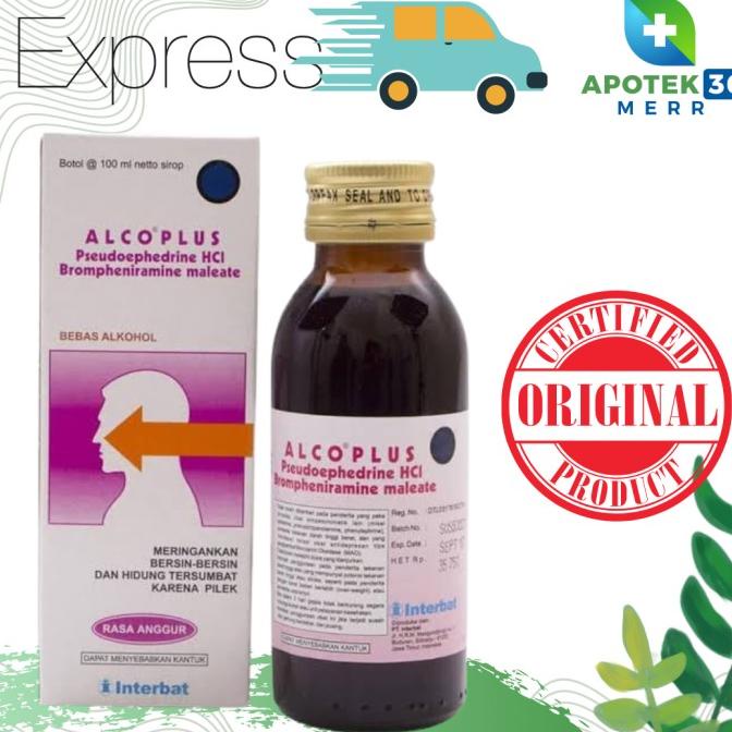 TERBARU!!! ALCO PLUS DMP SIRUP SYRUP BATUK PILEK