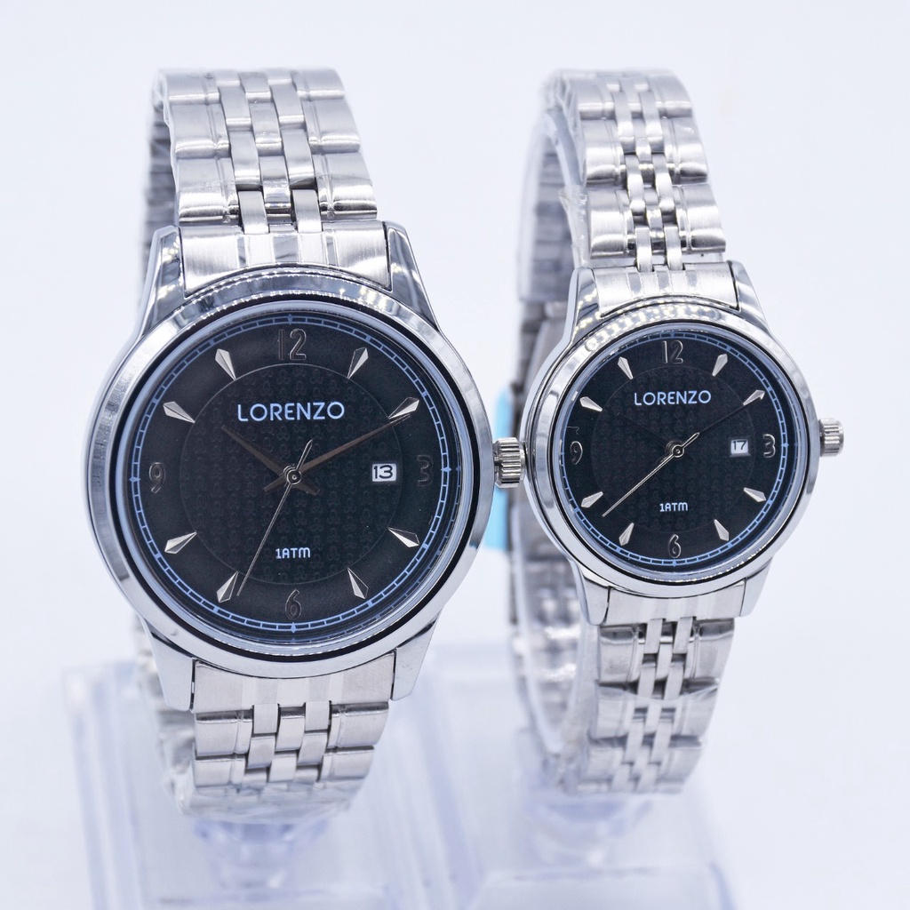 JAM TANGAN COUPLE LORENZO 5106 5106M 5106L ORIGINAL HARGA COUPLE