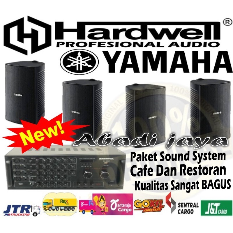 paket sound system cafe restoran yamaha vs6 4bh hardwell rv3000