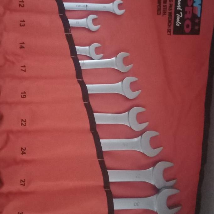 :::::::] Kunci Ring Pas Set 14Pcs 8-32mm Wipro Satin