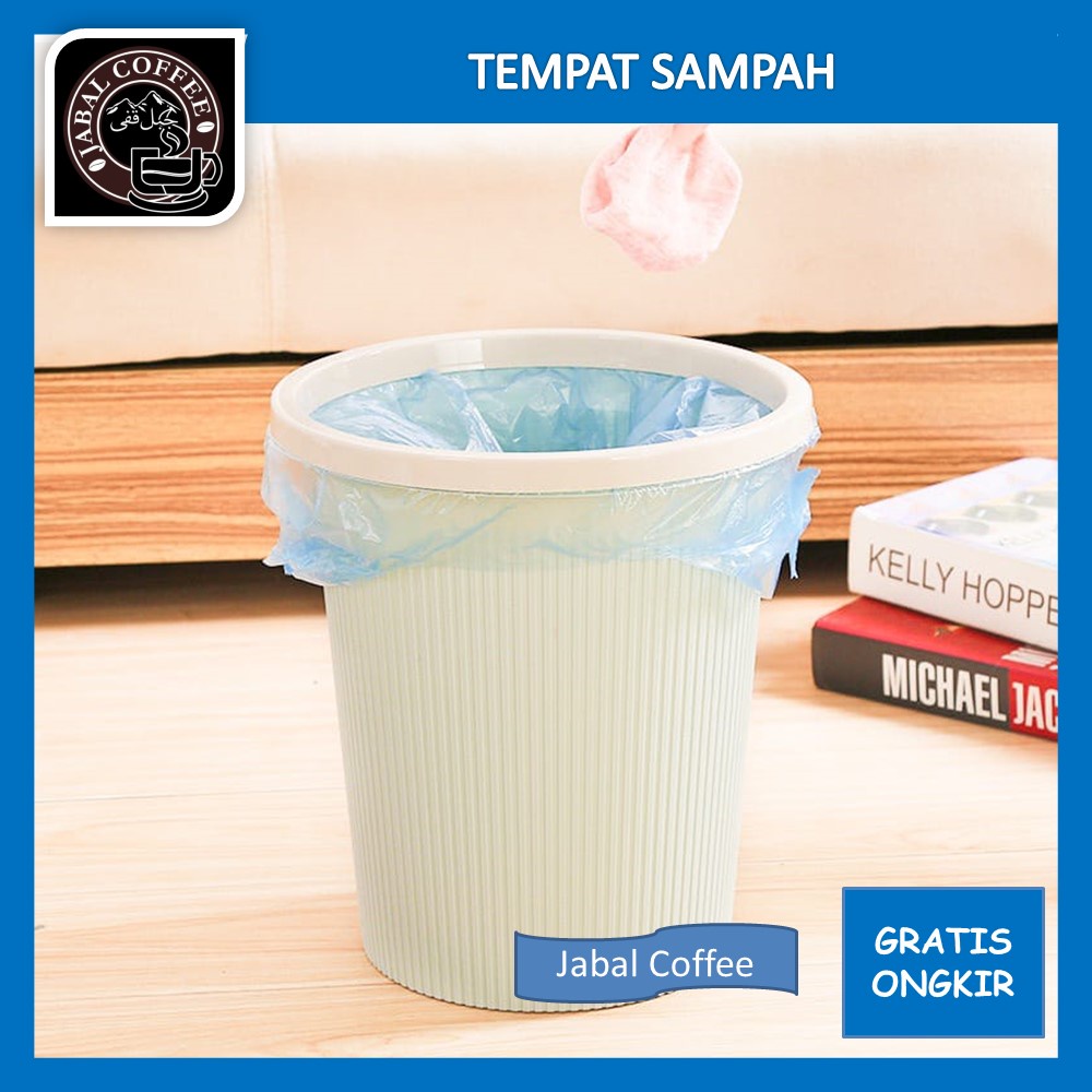 Tong Sampah Ruang Tamu Kamar / Tempat Sampah Set Dispenser Kantong Plastik Roll / Keranjang Sampah Dapur