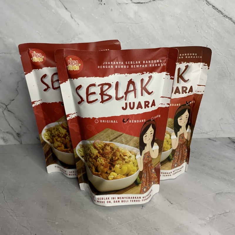 

SEBLAK JUARA 3 PACK (KARE, RENDANG, ORIGINAL)