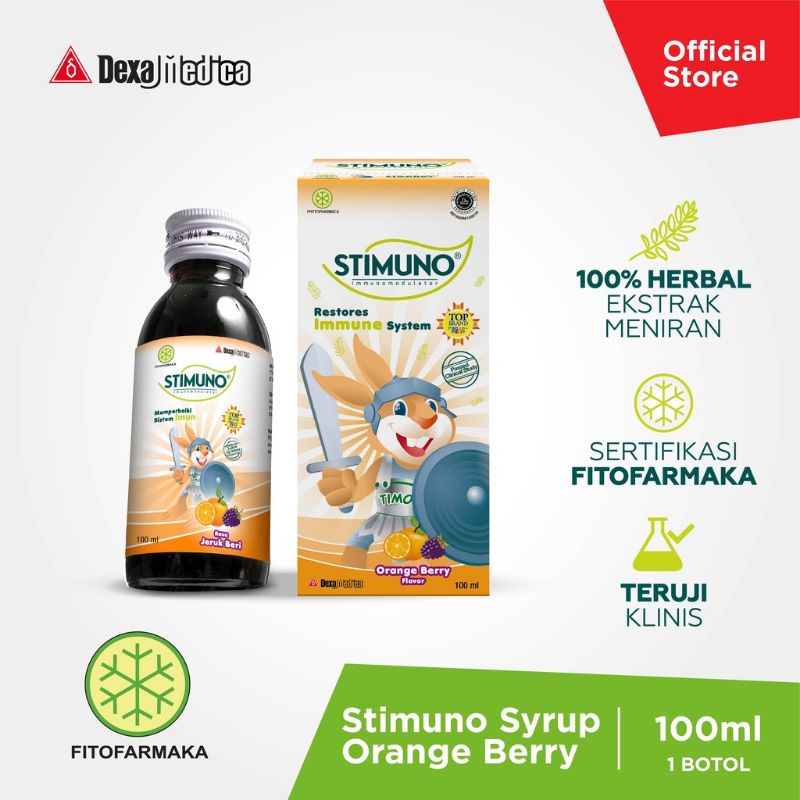 

Stimuno Sirup Jeruk Berry 100ml Herbal untuk Imun Tubuh